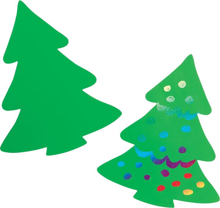 Actual product image Colorations Scratch card Christmas tree, set of 36 (36 pcs.)