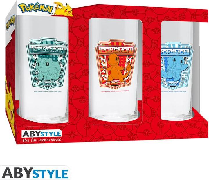 Produktbild ABYstyle POKEMON - 3 glass set