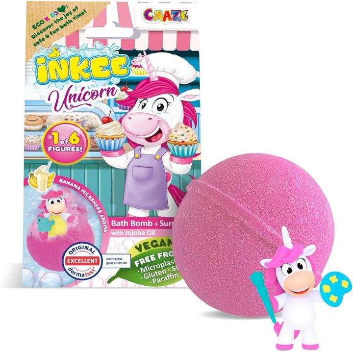 Image du produit Craze Inkee Surprise Badebombe Unicorn Professions