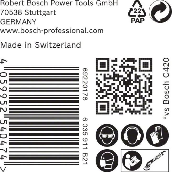 Produktbild Bosch Professional Zubehör EXPERT M480 Schleifnetz für Trockenbauschleifer, 225 mm, G 120, 25-tlg. (120)