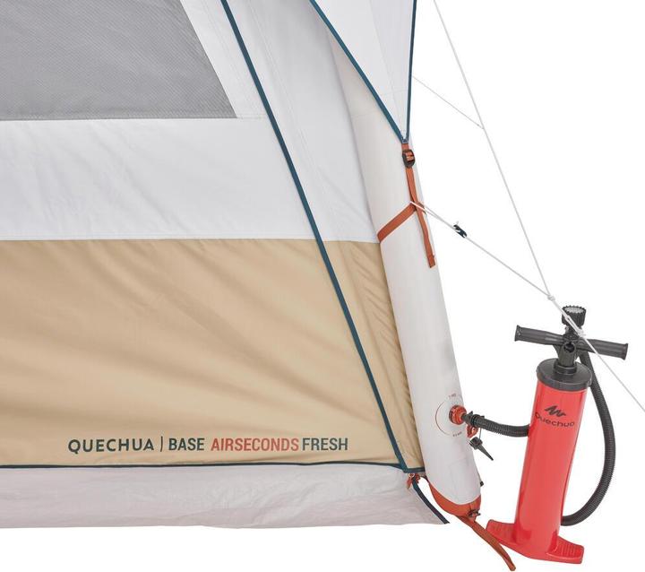 Actual product image Quechua BASE AIRSECOND FRESH 324927 (Inflatable tent, 14.90 kg, 8 persons)