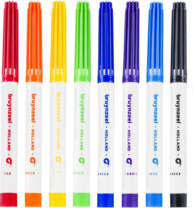 Image du produit Bruynzeel Marqueur textile 8 pièces (Multicolore, 8 x)
