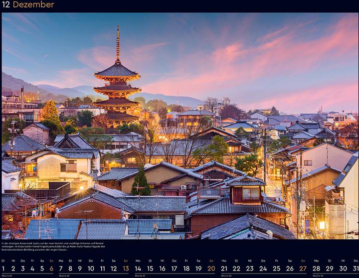 Image du produit Japan - Wandkalender 2026 (60 x 45 cm, Couverture rigide, Allemand)