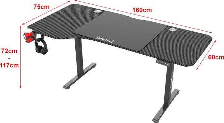 Actual product image Pro-Tec Styrn (160 x 75 x 117 cm)