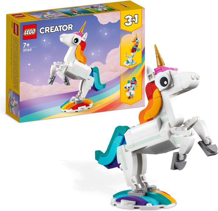 Productafbeelding LEGO 31140 Magische Eenhoorn (31140, LEGO Creator 3-in-1)