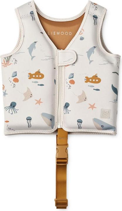 Actual product image Liewood Swimming vest Dove Sea Creature Sandy (24, 25, 26, 27, 28, 29, 30, 18-30 kg)
