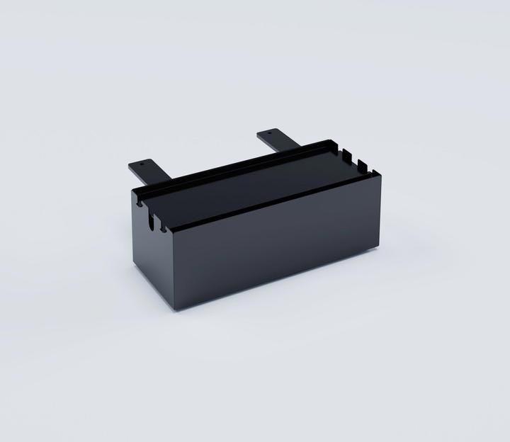 Actual product image Actiforce Multibox S incl. table top mounting kit, black (13.5 x 14.5 x 37.5 cm)