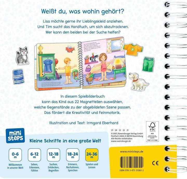 Produktbild Ravensburger Was gehört wohin? (Deutsch, Irmgard Eberhard, 2007)