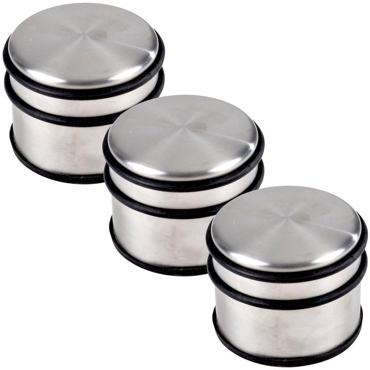 Produktbild Homea Türstopper aus Edelstahl, 3er Set (3 Stück)