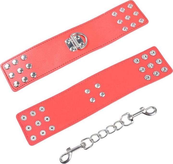 Actual product image Ohmama Fetish Wrist Restraint Snap Lock