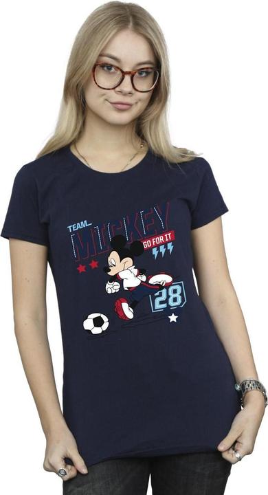 Immagine prodotto Disney Mickey Mouse Team Mickey Football Maglietta Donna (XL)