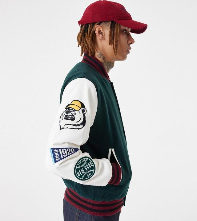 Produktbild New Era Varsity College Jacke - BRAND PATCHES - L (L)