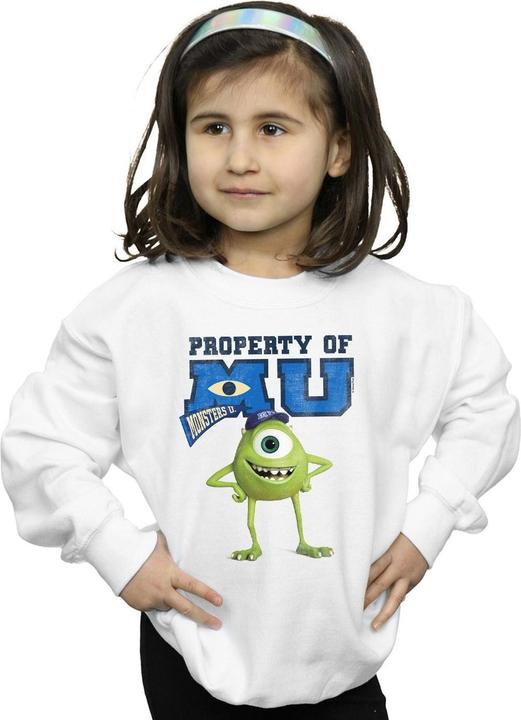 Actual product image Disney Girls Monsters University Property Of MU Mike Sweatshirt (140, 146)