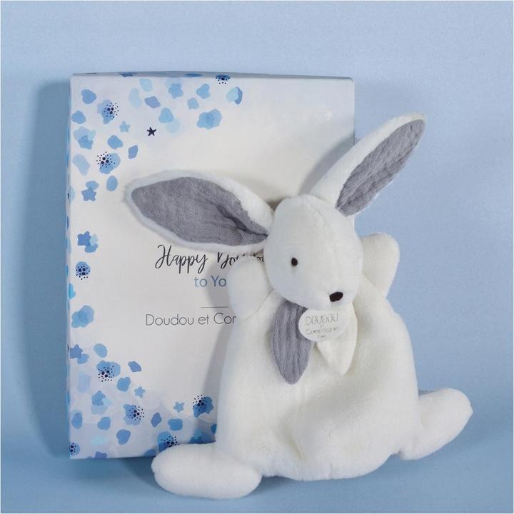 Doudou et Compagnie Happy Glossy, bunny cuddle cloth 17cm