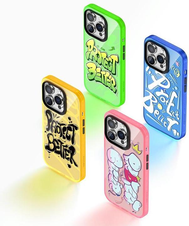 Actual product image Benks Dynamic PC+TPU protective case iPhone 13 Pro Max - Orange (Apple iPhone 13 Pro Max)