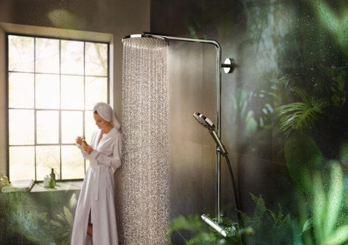 Actual product image hansgrohe Raindance Select S Showerpipe 240 (brushed bronze)