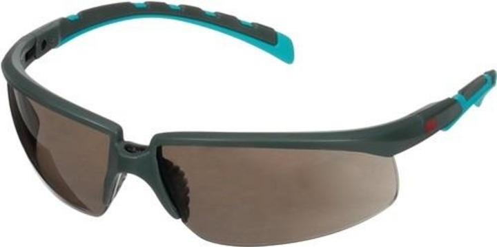 Dark grey, Turquoise blue