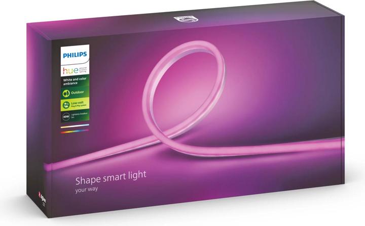 Produktbild Philips Hue Outdoor Lightstrip (RGBW, 500 cm, Outdoor)