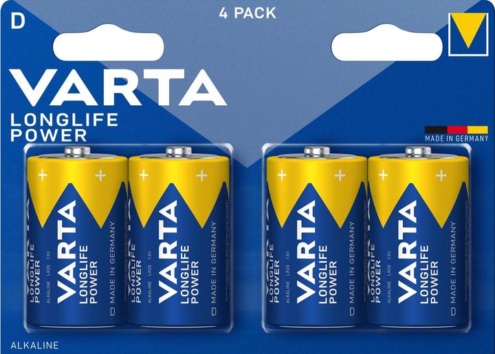 Varta Longlife Power (4 Stk., D, 16500 mAh)