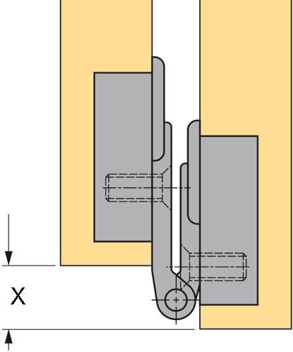 Produktbild Hettich Falttürscharniere