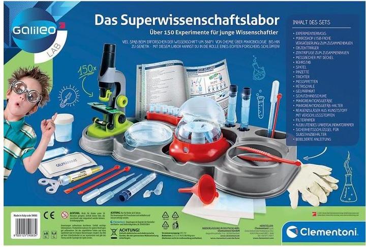 Produktbild Clementoni Das Superwissenschaftslabor
