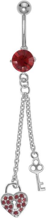 Image du produit Bijouteria Piercing nombril (Acier inoxydable, Cristallin, Laiton)