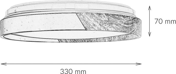 Immagine prodotto Licht-Erlebnisse Lampada da soffitto Diana (970 lm)