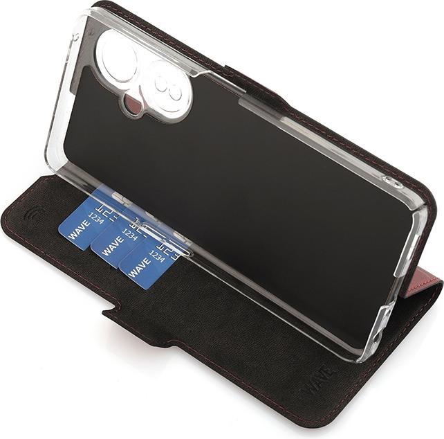 Image du produit Wave BookCase -suojakotelo, OnePlus Nord CE 3 Lite, Smoky Sangria (Oppo Find X3 Lite 5G)