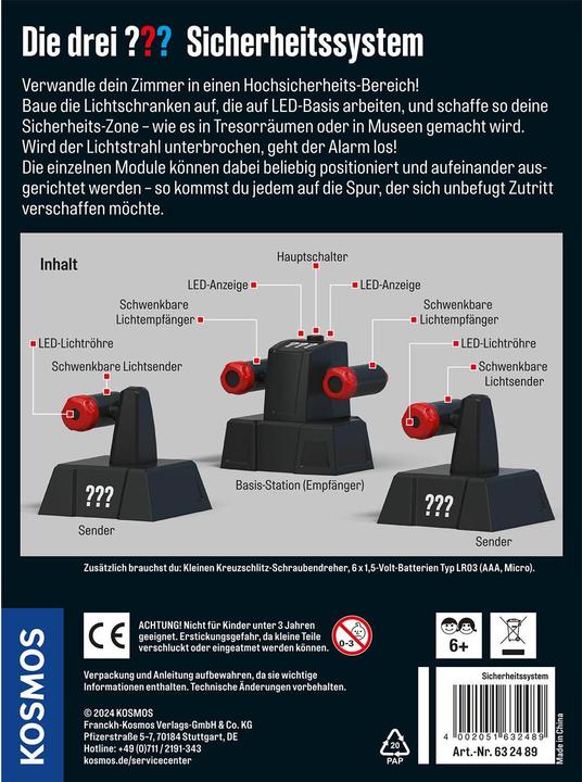 Produktbild Kosmos Die Drei??? - Sicherheitssystem