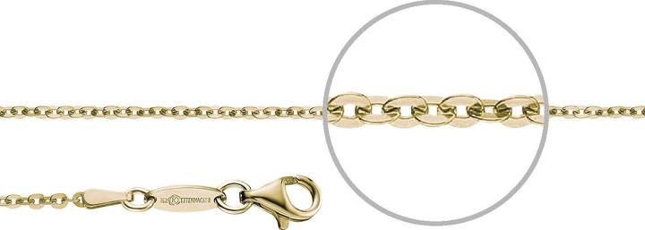 Der Kettenmacher Brillantkette Gold Diamantiert 1,9 mm 50 cm (Sterling Silber 925, 50 cm)