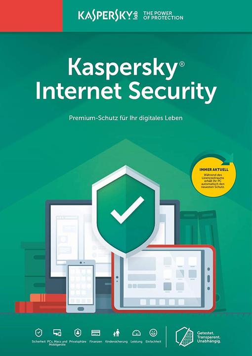 Produktbild Kaspersky Internet Security 2019 (5 User, 12 Monate)
