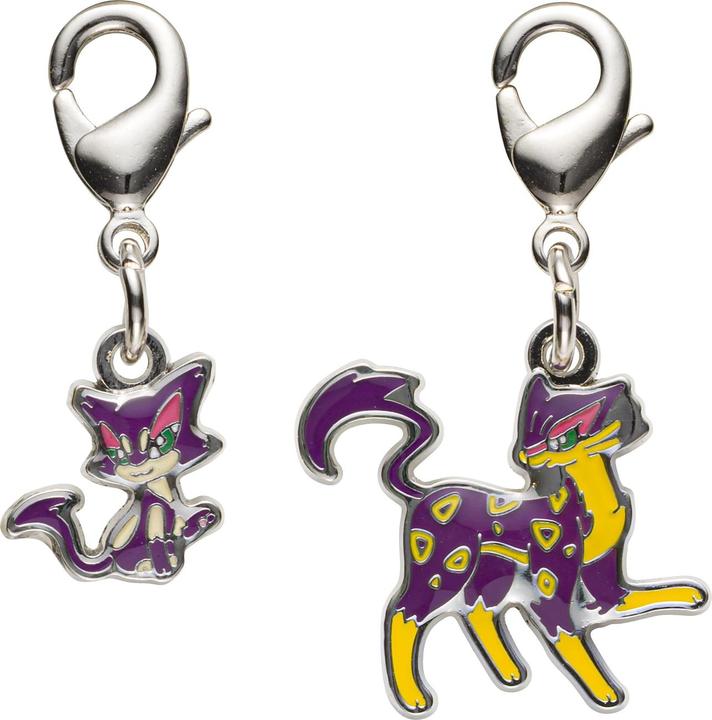 Pokémon Pokemon Center - Purrloin, Liepard Schlüsselanhänger - 2 Stück