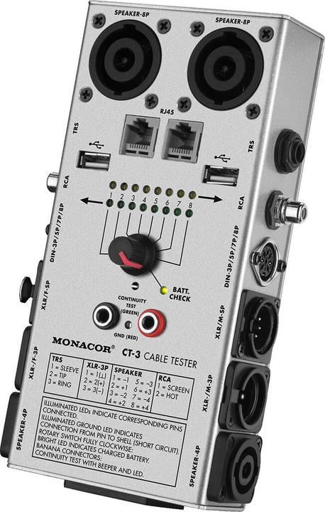 Immagine prodotto Monacor Tester di cavi (Tester per cavi)