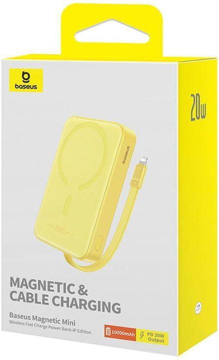 Actual product image Baseus Magnetic Mini Charger (10000 mAh, 20 W, 38.50 Wh)