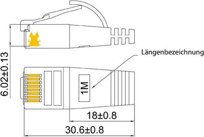 Image du produit Wirewin Câble de réseau (STP, CAT6, 3 m)