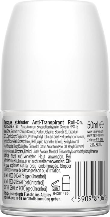 Actual product image Rexona Roll-On Lime Water Wom (Roll-on, 45 ml)