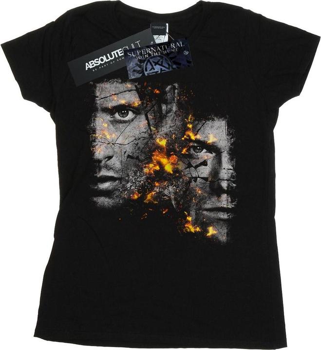 Supernatural Sam And Dean Fire TShirt (XL)