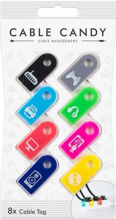 Produktbild Cable Candy Tag Mix (Kunststoffkabelbinder, 90 mm, 8 Stk.)