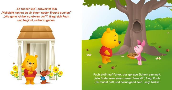 Image du produit Livre cartonné Disney : Winnie l'Ourson se fait des amis (Allemand)