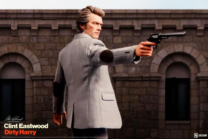 Actual product image Sideshow L'Inspecteur Harry figurine 1/6 Clint Eastwood Legacy Collection Harry Callahan 30 cm