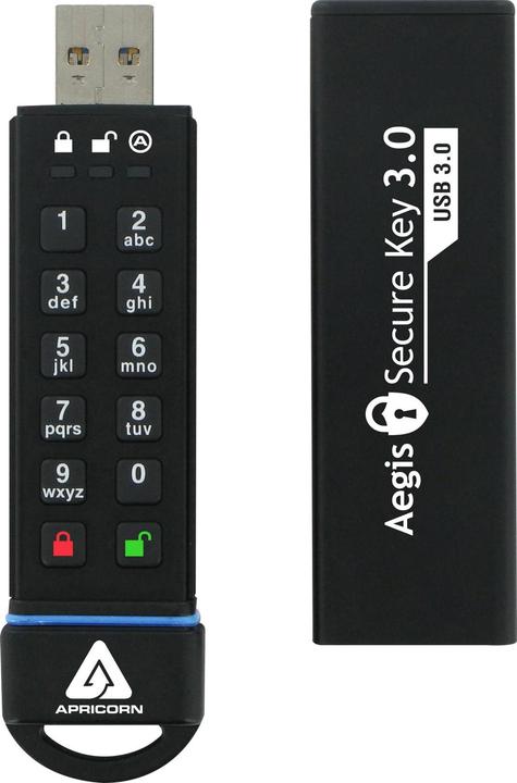 Actual product image Apricorn SecureKey (240 GB, USB-A)