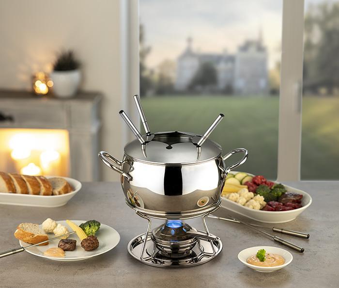 Produktbild APS Fondue- und Feuerzangenbowle-Set (Käsefondue)
