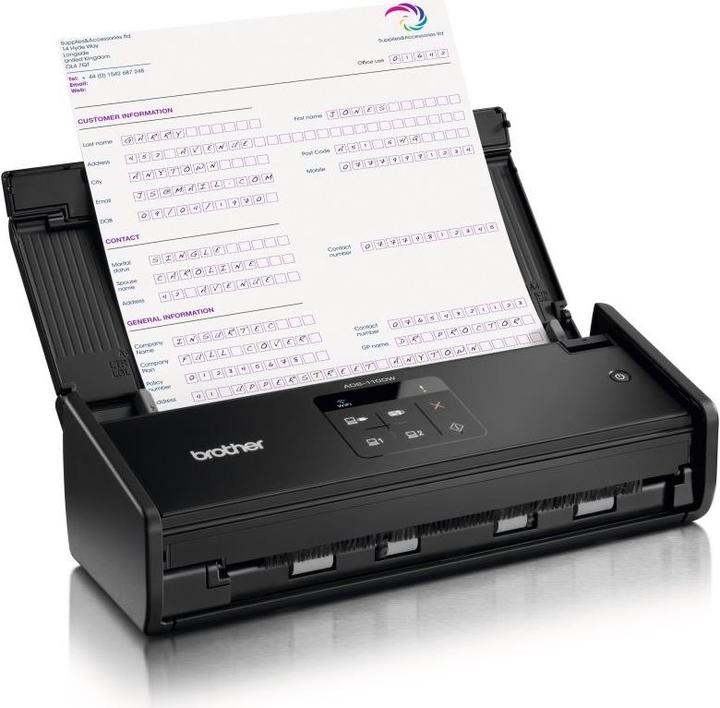 Actual product image Brother Ads-1100w (WLAN, USB)