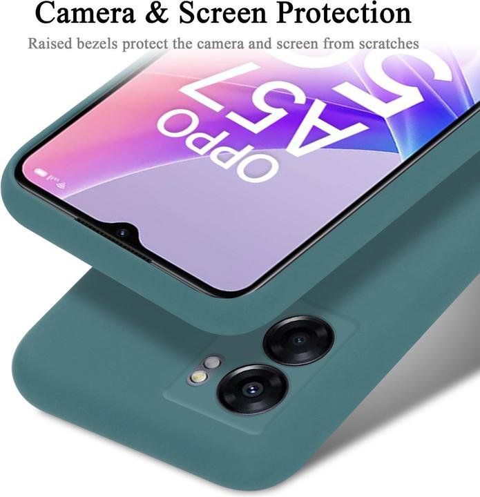 Image du produit Cadorabo TPU Liquid Silicone Case Housse pour Oppo A57 5G / A77 5G / Realme V23 (Realme V23 5G, Oppo A57 5G, Oppo A77 5G)