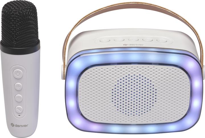 Produktbild Denver BTM-610 BT Lautsprecher m. LED+Mikro (3 h, Batteriebetrieb)