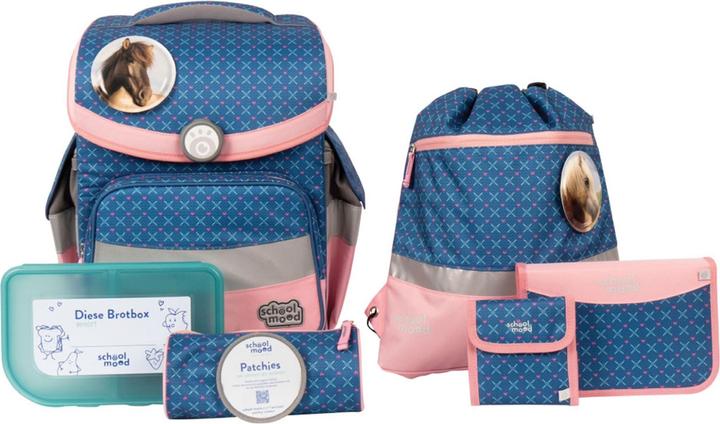 School-Mood Timeless Air+ Schulranzen-Set 7tlg. (27 l)