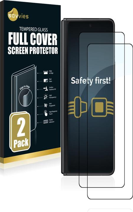 Immagine prodotto Savvies Protezione dello schermo in vetro blindato a schermo intero (2 Pezzo/i, Samsung Galaxy Z Fold3)