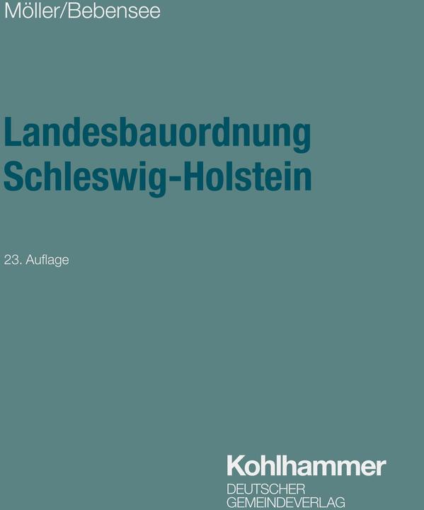 Produktbild Landesbauordnung Schleswig-Holstein (Deutsch, Gemeindetag Schleswig-Holstein, Jens Bebensee, Gerd Möller, 2025)
