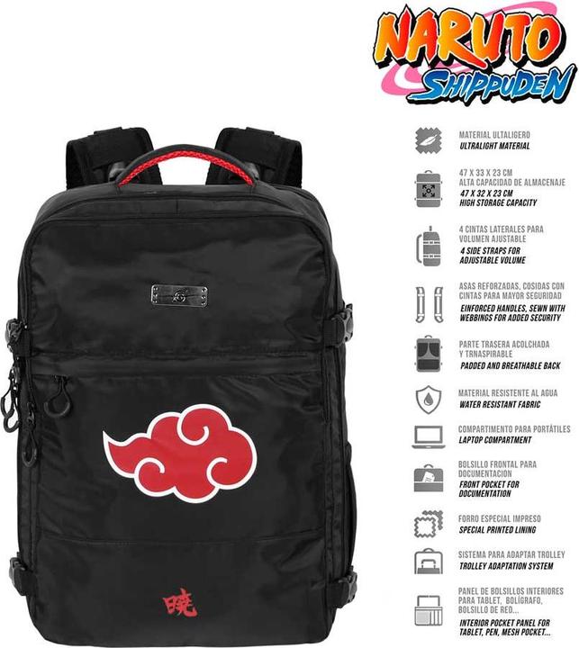 Actual product image Karactermania Large Mercury Travel Backpack 47x23x33cm Clouds