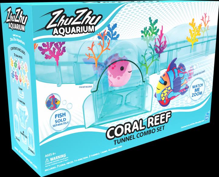 Productafbeelding Zhu Zhu Pets Zhu Zhu Aquarium Koralrev Tunnel Kombisaet